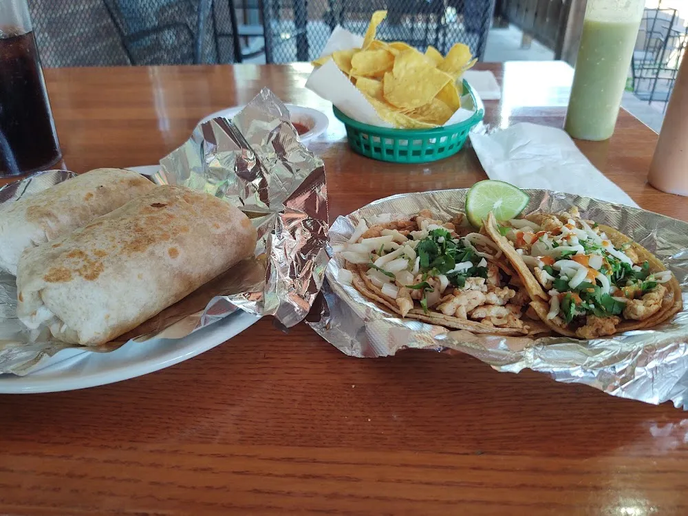Chicken Taco and Burritos